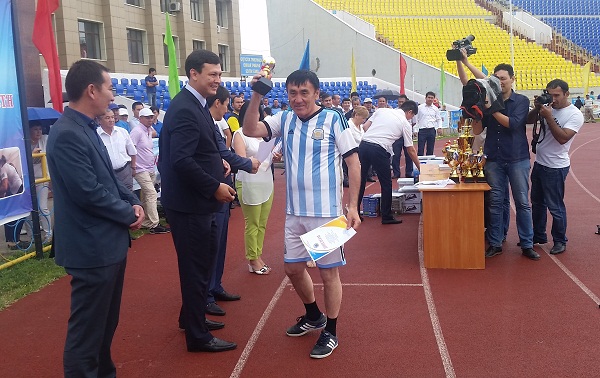Команда акимата города Туркестан стала первой на спартакиаде ЮКО