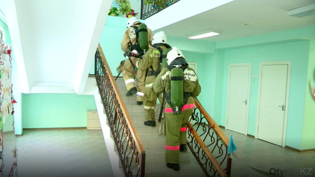 «Пожар» в шымкентском детском саду показал готовность малышей к ЧС