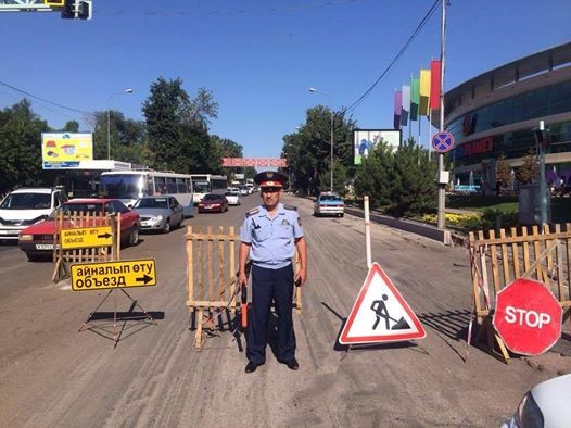 12 и 13 августа часть проспекта Тауке хана в Шымкенте будет закрыта для движения