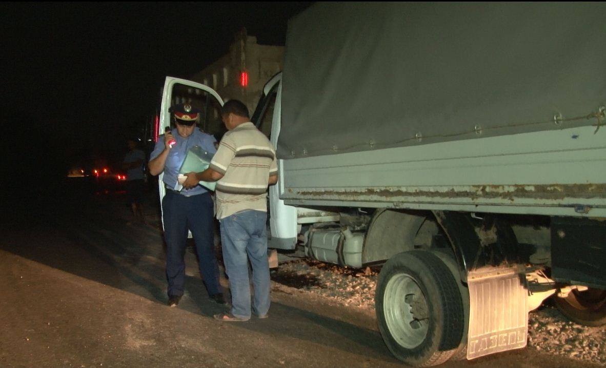 В ЮКО местные полицейские усилили контроль над грузовыми автомашинами