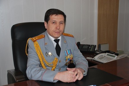 Новым руководителем ДВД ЮКО назначен полковник полиции Сулейменов Жанат Куанышевич