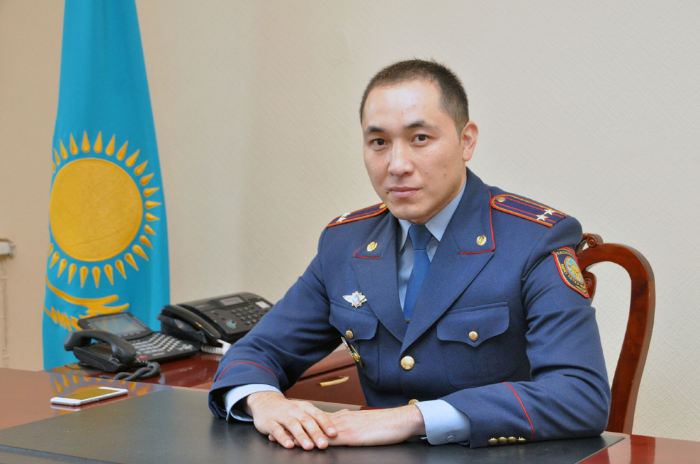 Руководителем местной полиции Шымкента назначен Данияр Мейрхан
