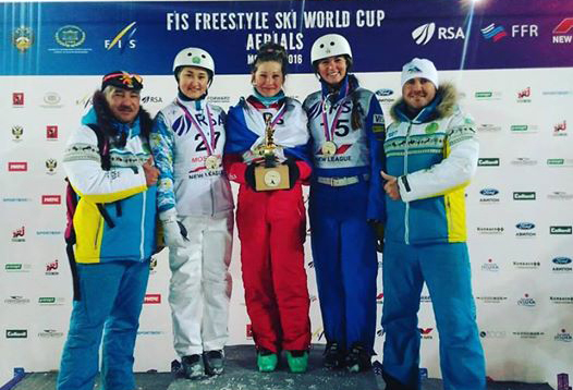 Шымкентская спортсменка Жанбота Алдабергенова стала второй на Кубке мира FIS по фристайлу
