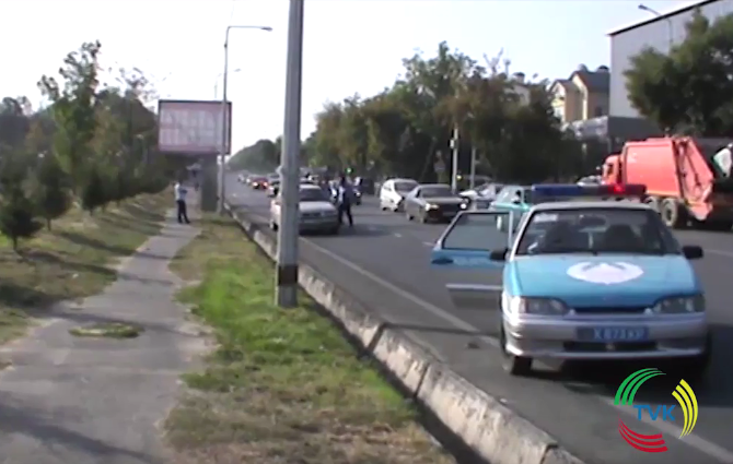 Полицейские Шымкента задержали водителя Audi, который сбил мужчину и девочку