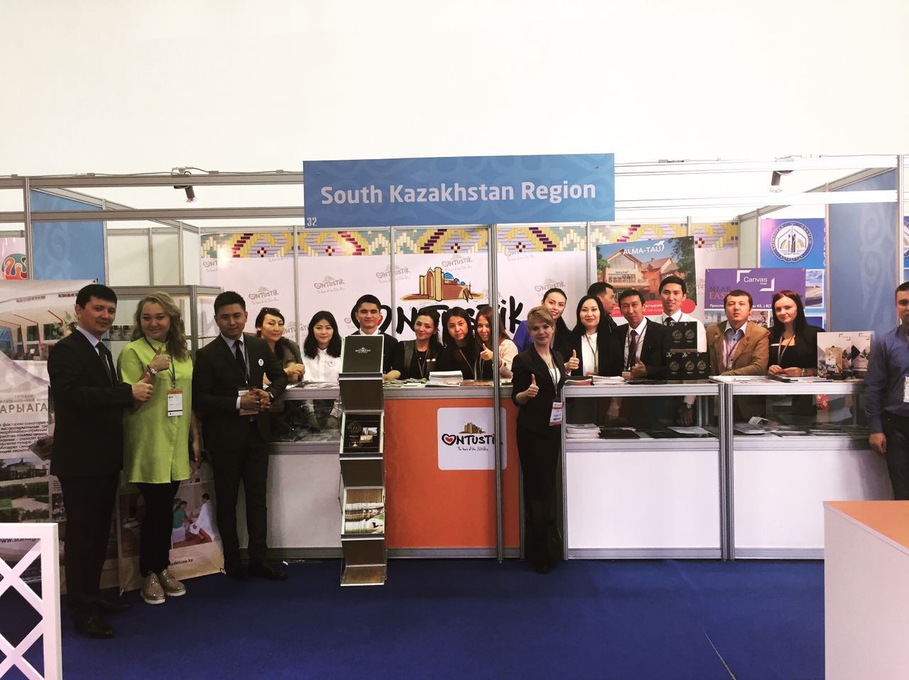 На международной туристской выставке в Астане, представителями туристского бизнеса ЮКО достигнуто более 20 соглашений
