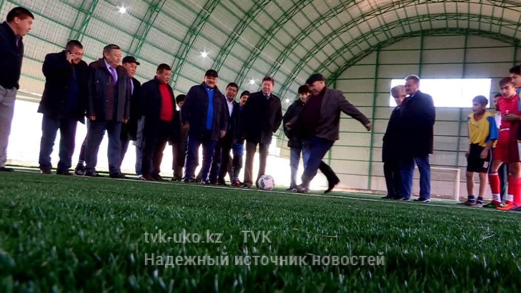 Новый стадион построен в селе Коксайек (Георгиевка) на депутатские деньги
