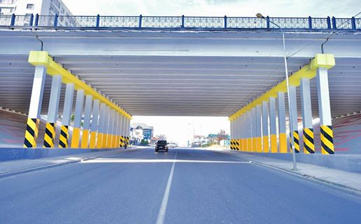 Как стал выглядеть мост через улицу Мадели Кожа после ремонта (Фоторепортаж)