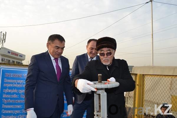 Началась подача газа в Туркестан