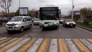 Автобус и маршрутка попали в ДТП в Шымкенте
