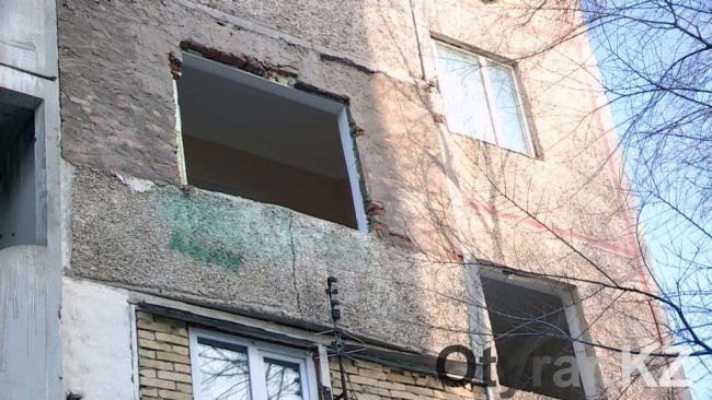В Шымкенте восстанавливают квартиры в доме, пострадавшем от хлопка газа