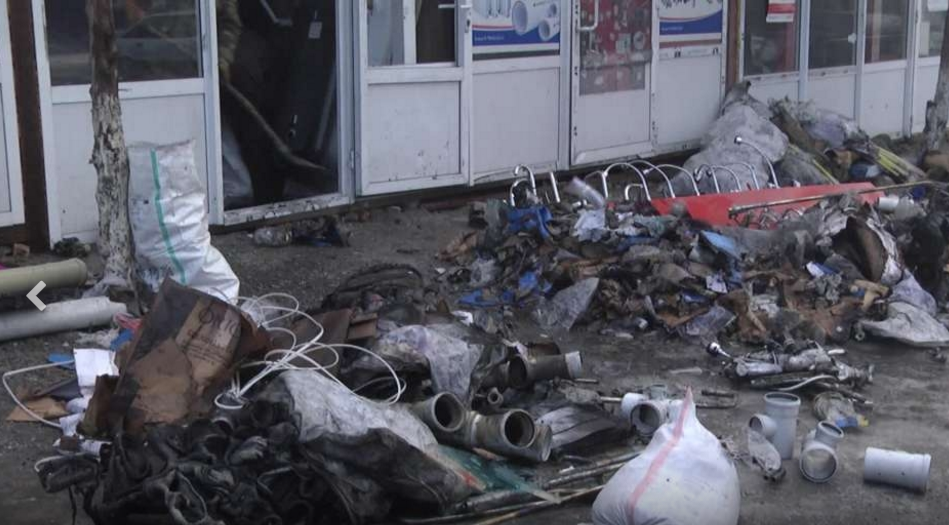 Товар в сгоревших бутиках на рынке (Коктем) в Шымкенте не был застрахован