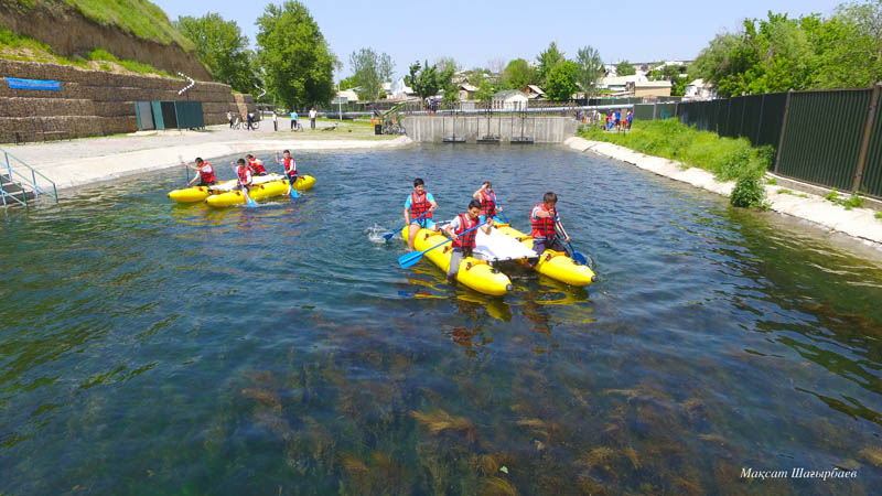 На реке Кошкарате будут учить водному спорту