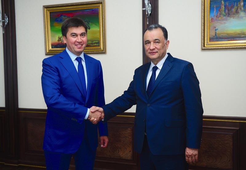 Аким города встретился с Послом Узбекистана
