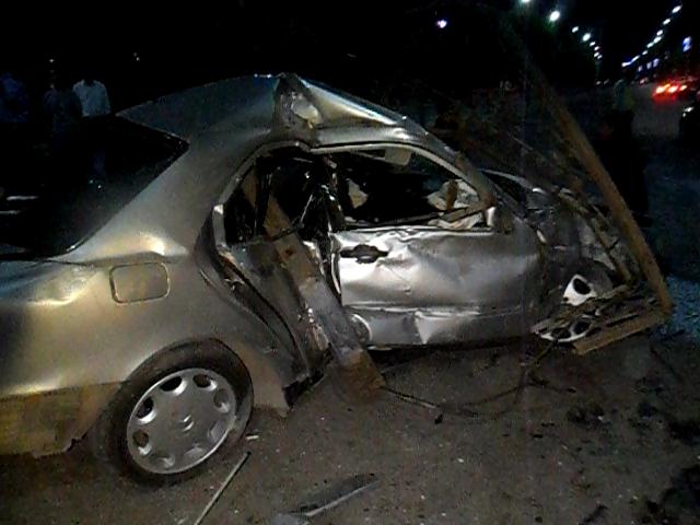 Три человека пострадали в результате ночных гонок в Шымкенте