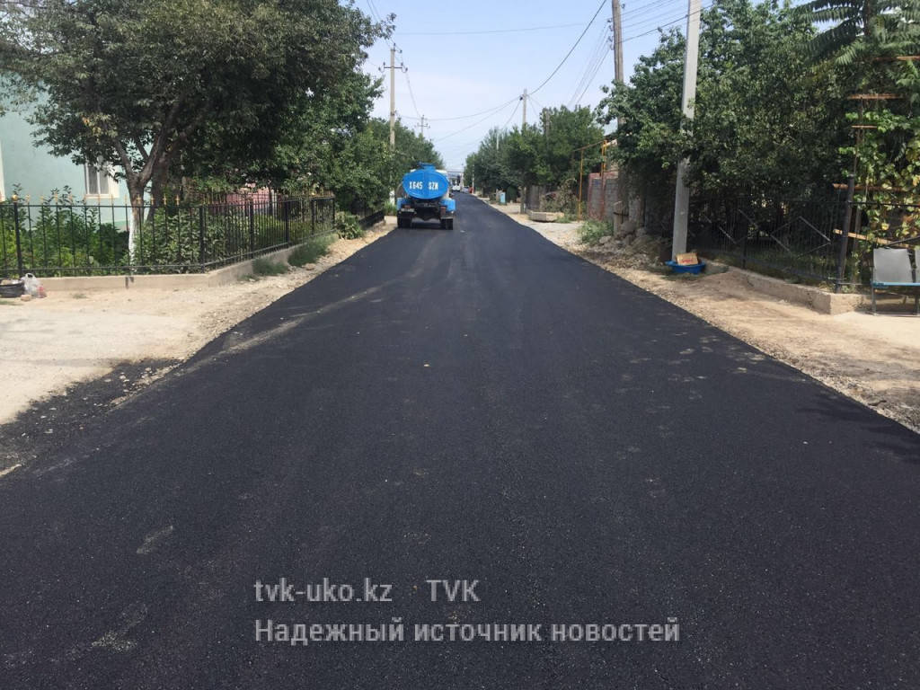 В Шымкенте отремонтировано 98 улиц